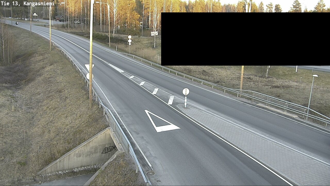 Weather Camera Image Väg 13 Kangasniemi, Kangasniemi, Etelä-Savo