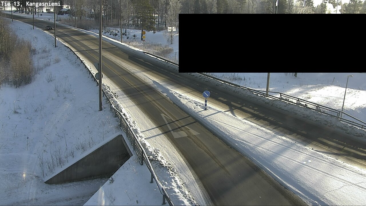 Weather Camera Image Väg 13 Kangasniemi, Kangasniemi, Etelä-Savo