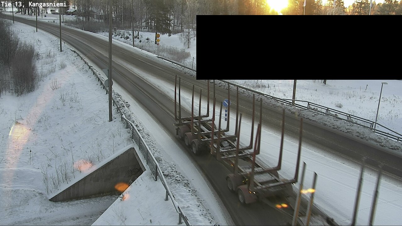 Kelikamerat Kuva Tie 13 Kangasniemi, Kangasniemi, Etelä-Savo