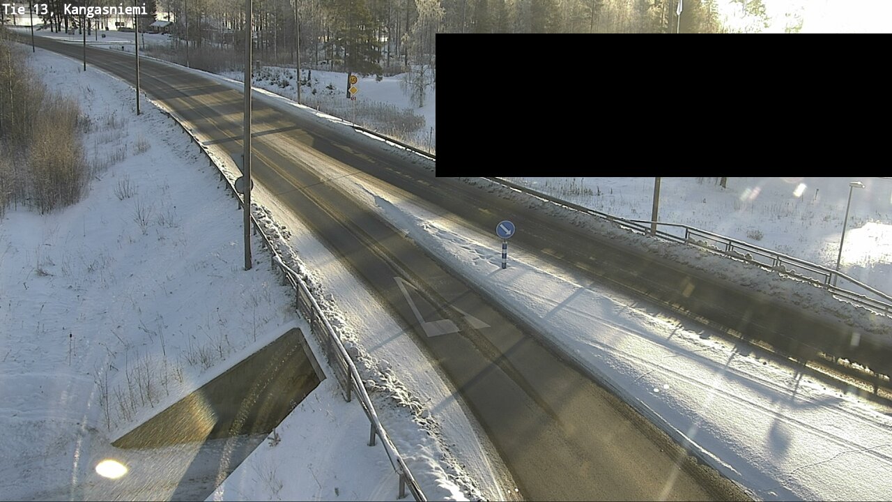Weather Camera Image Väg 13 Kangasniemi, Kangasniemi, Etelä-Savo