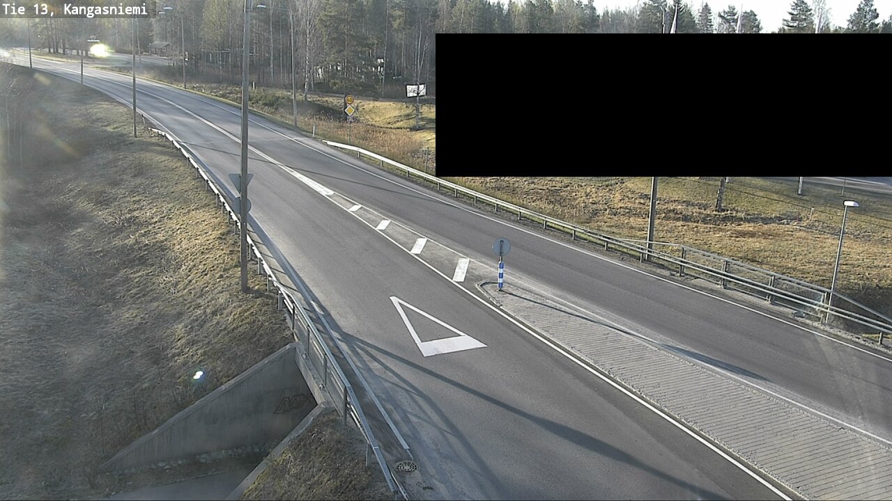Weather Camera Image Väg 13 Kangasniemi, Kangasniemi, Etelä-Savo