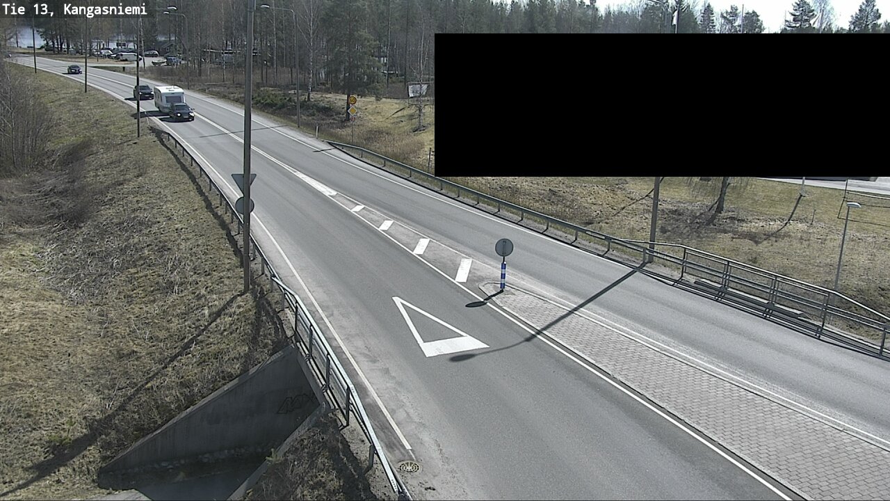 Weather Camera Image Väg 13 Kangasniemi, Kangasniemi, Etelä-Savo