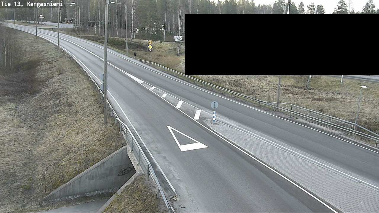 Weather Camera Image Väg 13 Kangasniemi, Kangasniemi, Etelä-Savo