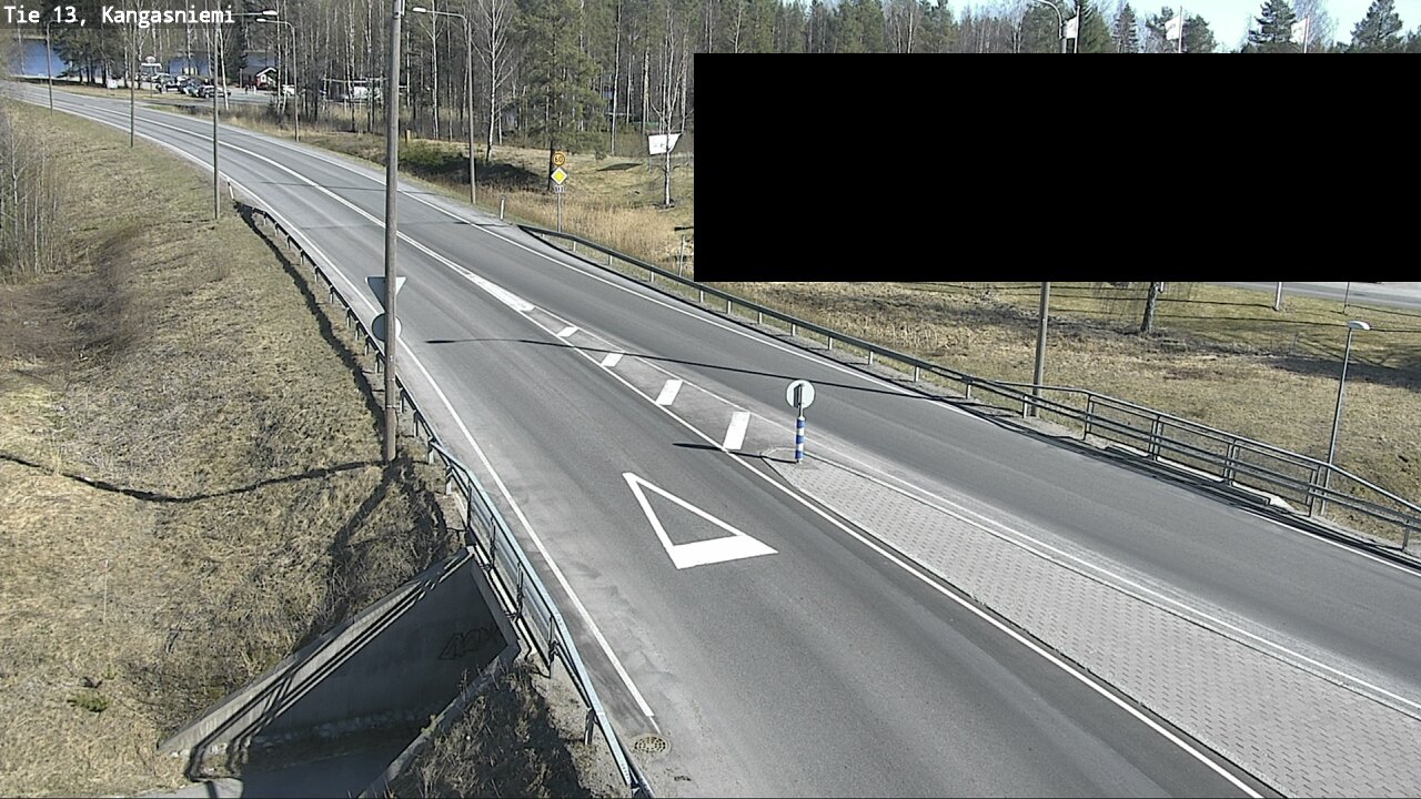 Weather Camera Image Väg 13 Kangasniemi, Kangasniemi, Etelä-Savo