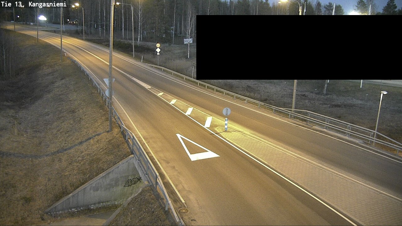 Weather Camera Image Väg 13 Kangasniemi, Kangasniemi, Etelä-Savo