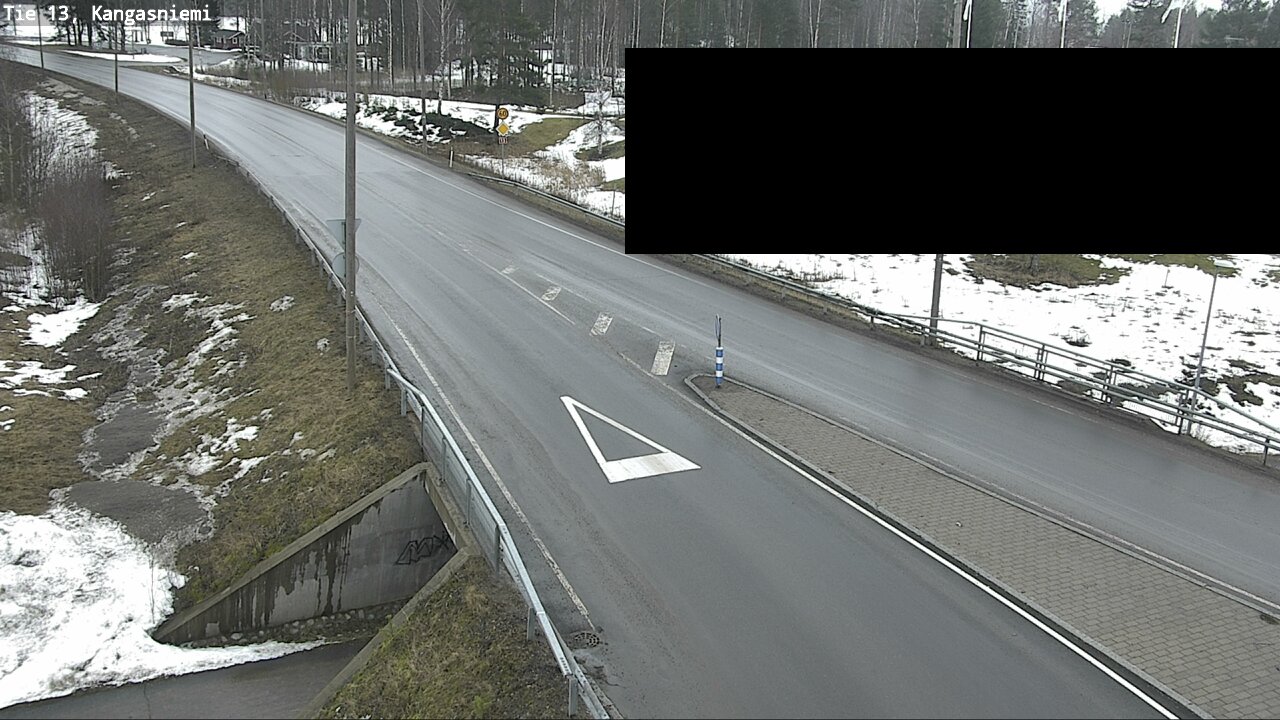Weather Camera Image Väg 13 Kangasniemi, Kangasniemi, Etelä-Savo