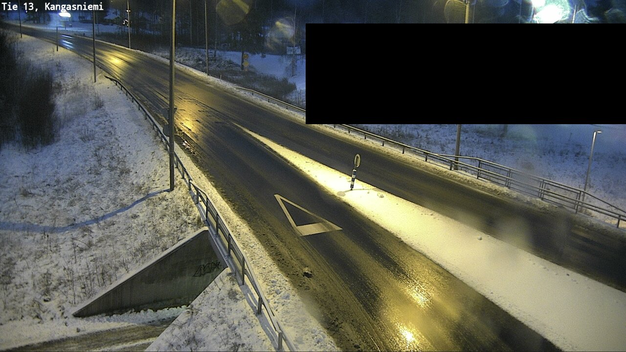 Weather Camera Image Väg 13 Kangasniemi, Kangasniemi, Etelä-Savo