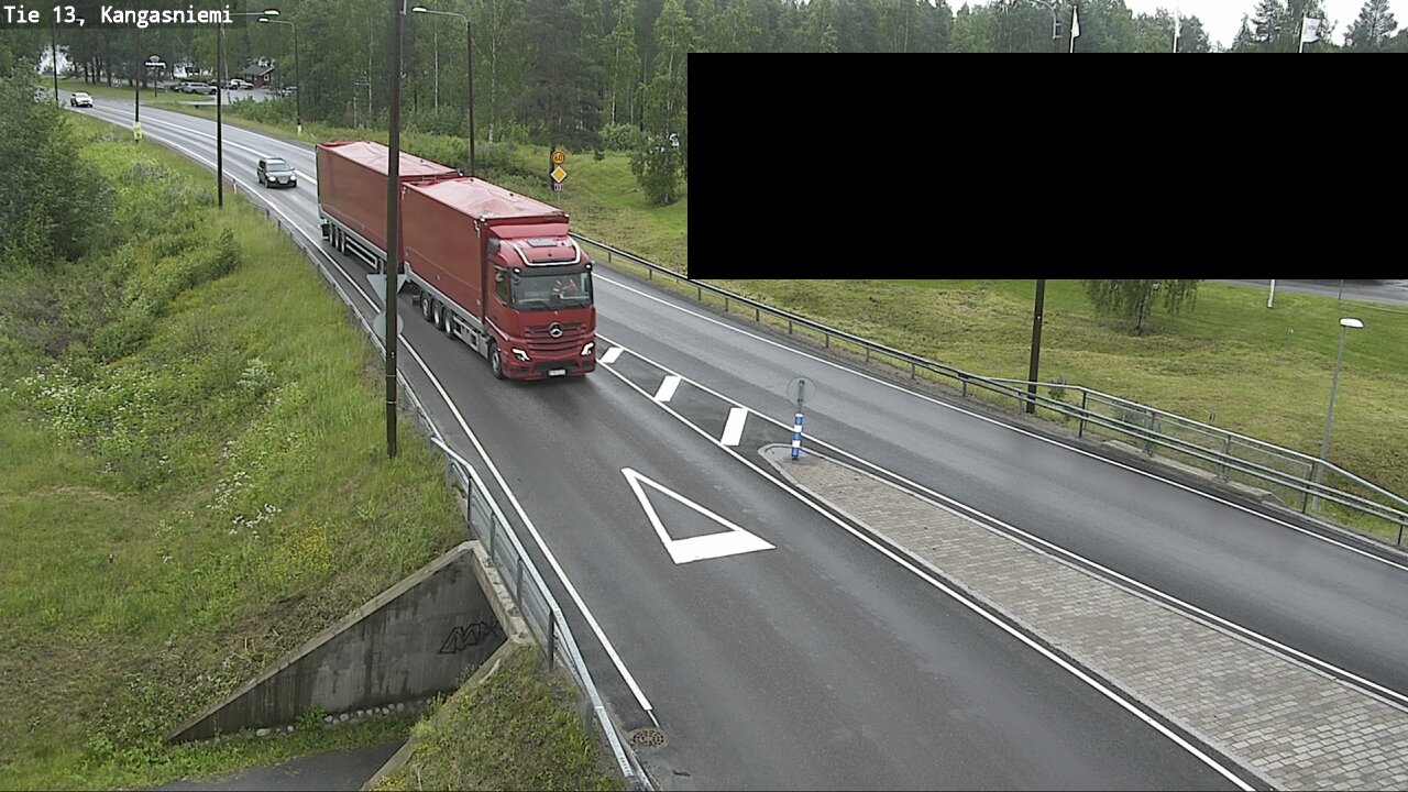 Weather Camera Image Road 13 Kangasniemi, Kangasniemi, Etelä-Savo