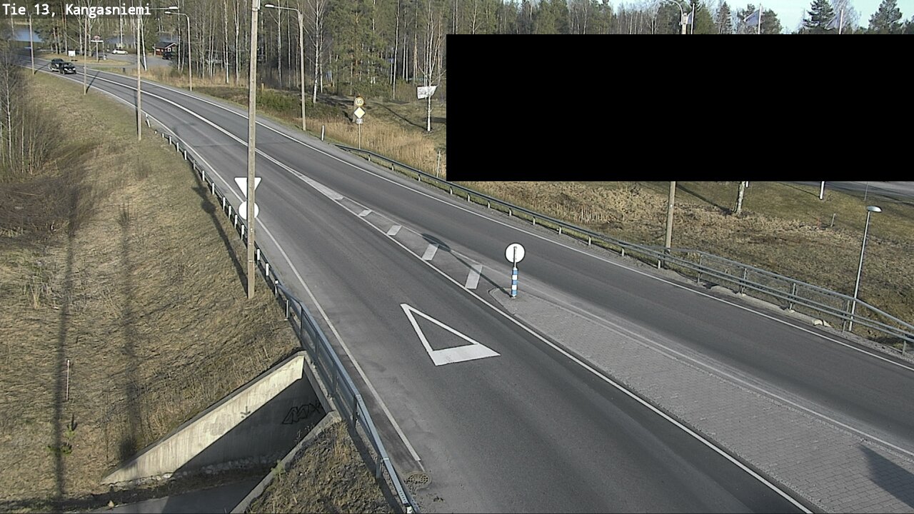 Weather Camera Image Väg 13 Kangasniemi, Kangasniemi, Etelä-Savo
