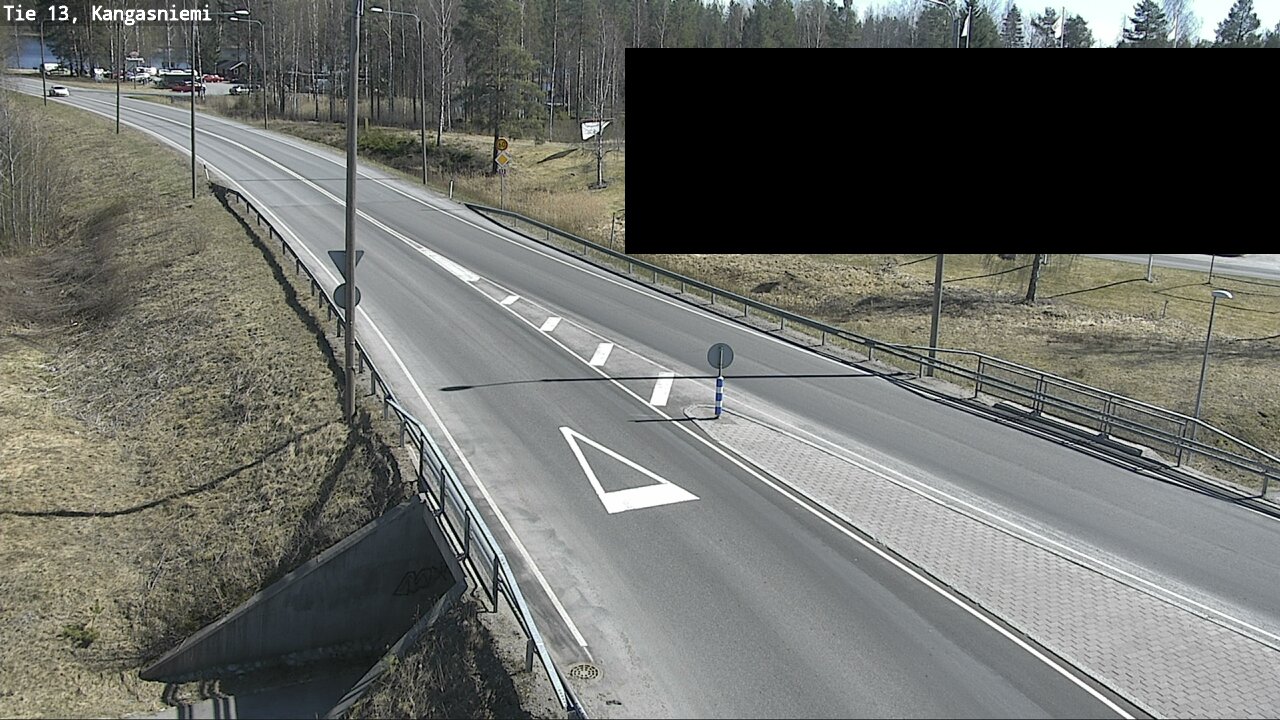 Weather Camera Image Väg 13 Kangasniemi, Kangasniemi, Etelä-Savo