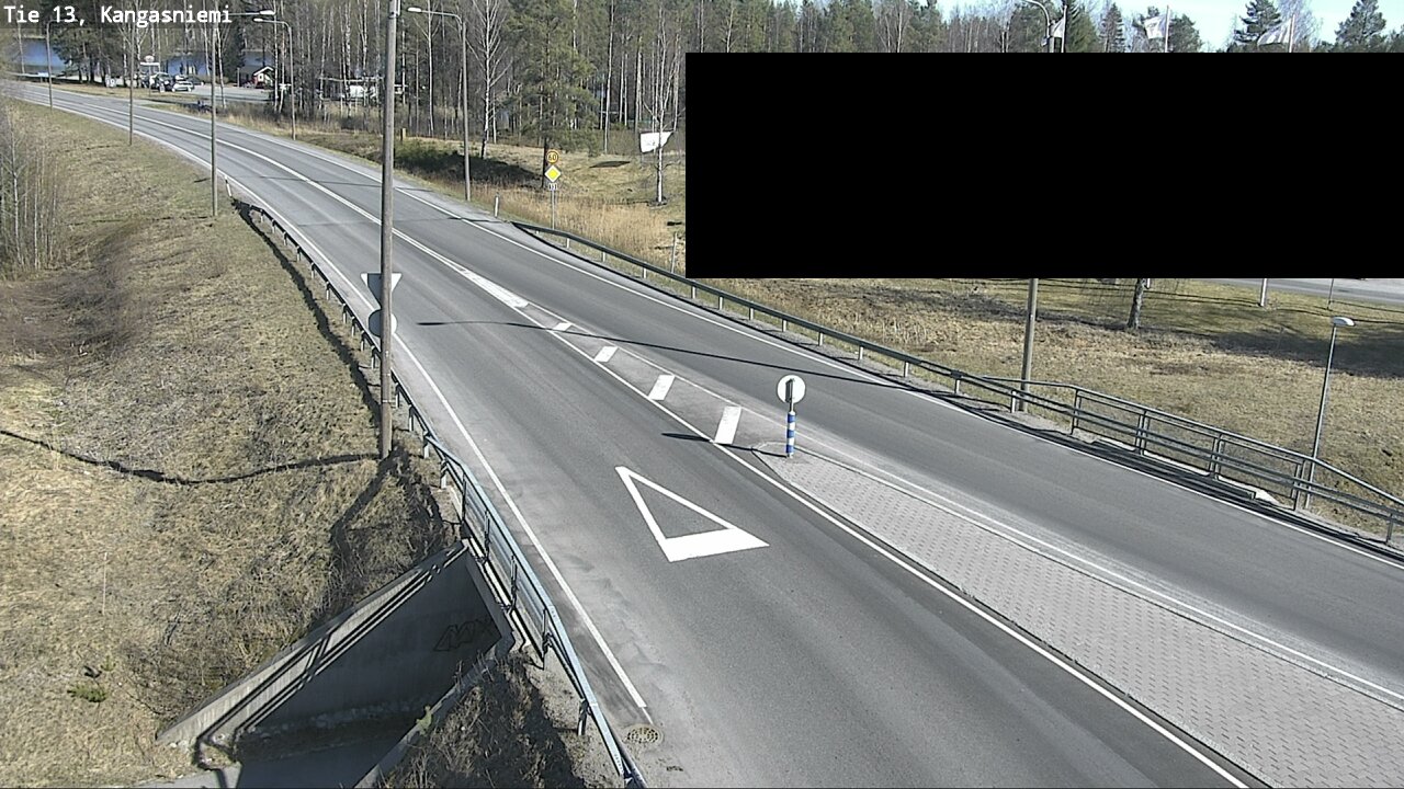 Weather Camera Image Väg 13 Kangasniemi, Kangasniemi, Etelä-Savo