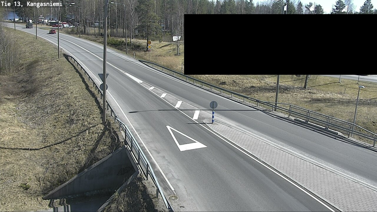 Weather Camera Image Väg 13 Kangasniemi, Kangasniemi, Etelä-Savo