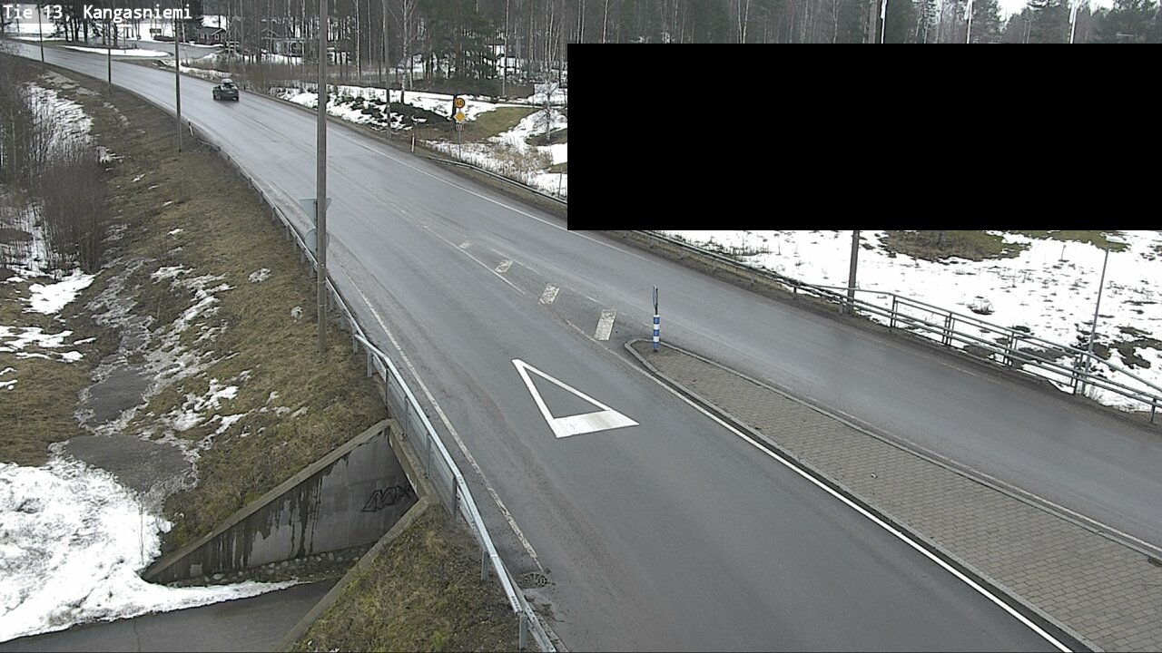 Weather Camera Image Väg 13 Kangasniemi, Kangasniemi, Etelä-Savo