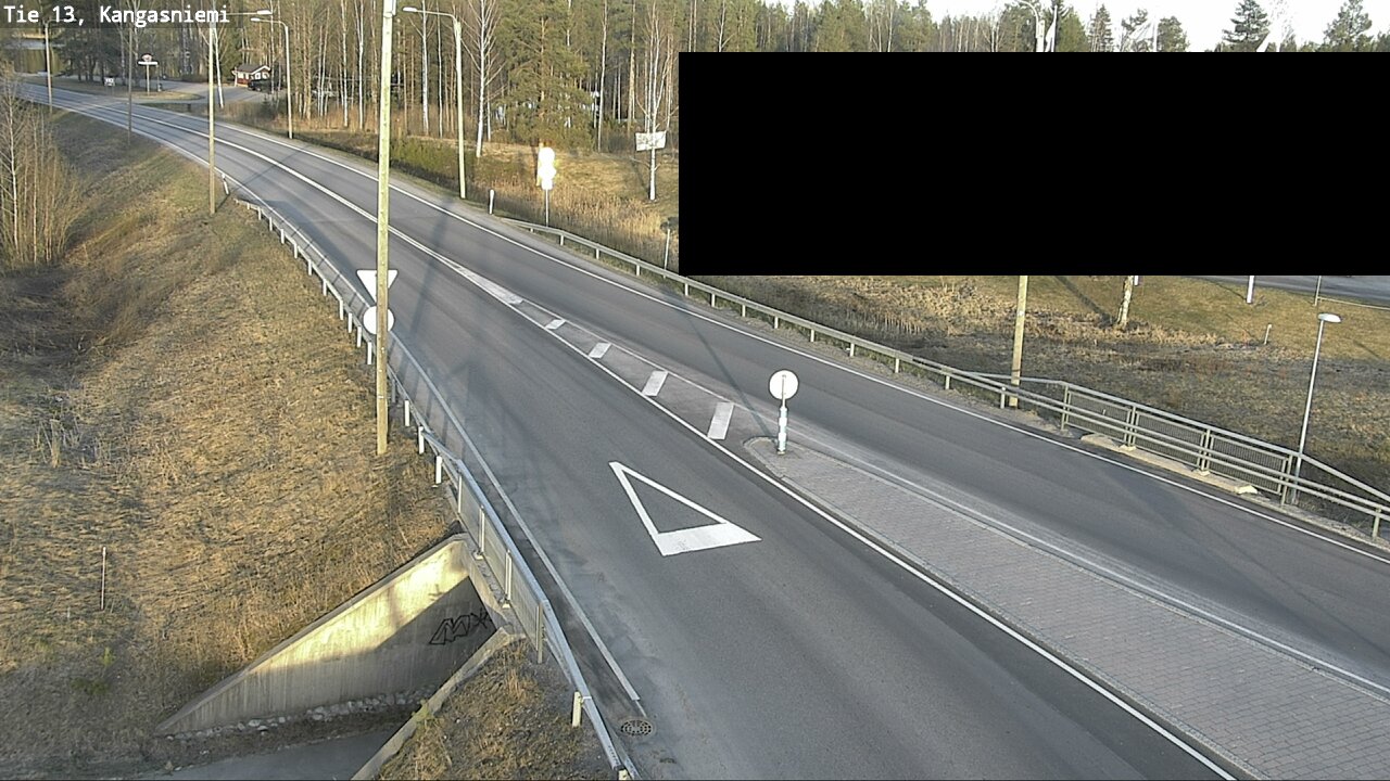 Weather Camera Image Väg 13 Kangasniemi, Kangasniemi, Etelä-Savo