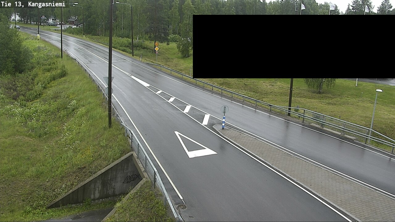 Weather Camera Image Väg 13 Kangasniemi, Kangasniemi, Etelä-Savo