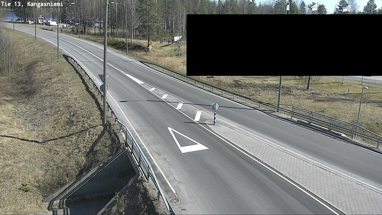Weather Camera Image Väg 13 Kangasniemi, Kangasniemi, Etelä-Savo