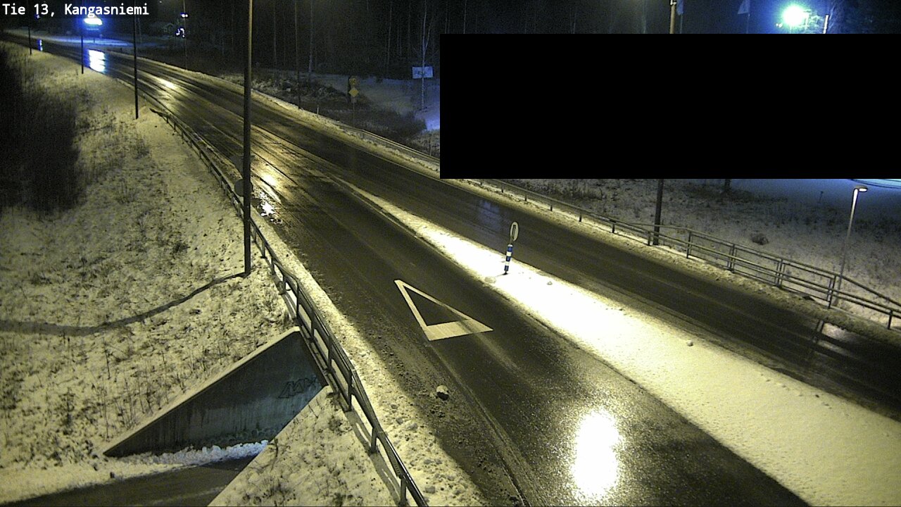 Weather Camera Image Väg 13 Kangasniemi, Kangasniemi, Etelä-Savo