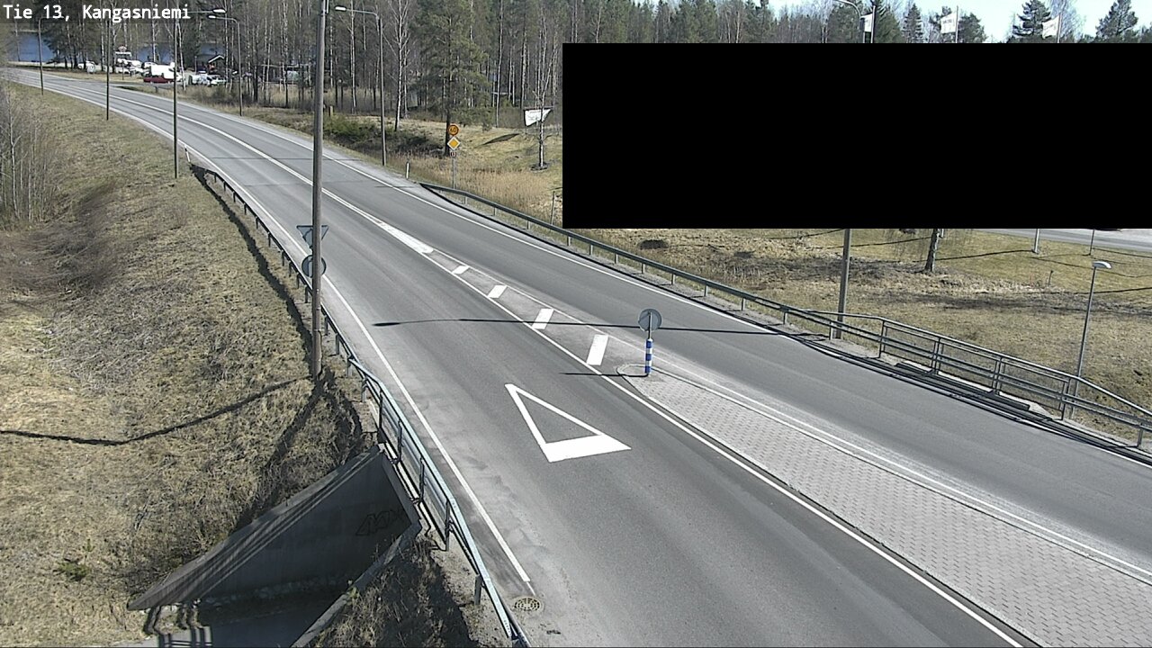 Weather Camera Image Väg 13 Kangasniemi, Kangasniemi, Etelä-Savo