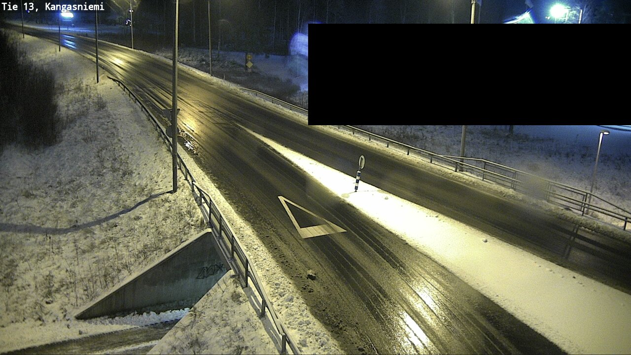 Weather Camera Image Väg 13 Kangasniemi, Kangasniemi, Etelä-Savo