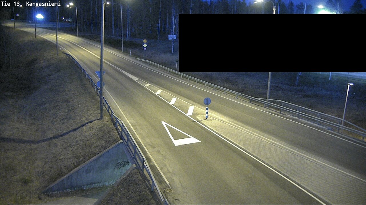 Weather Camera Image Väg 13 Kangasniemi, Kangasniemi, Etelä-Savo