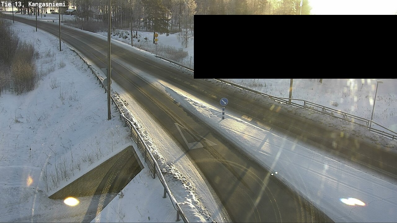 Weather Camera Image Väg 13 Kangasniemi, Kangasniemi, Etelä-Savo