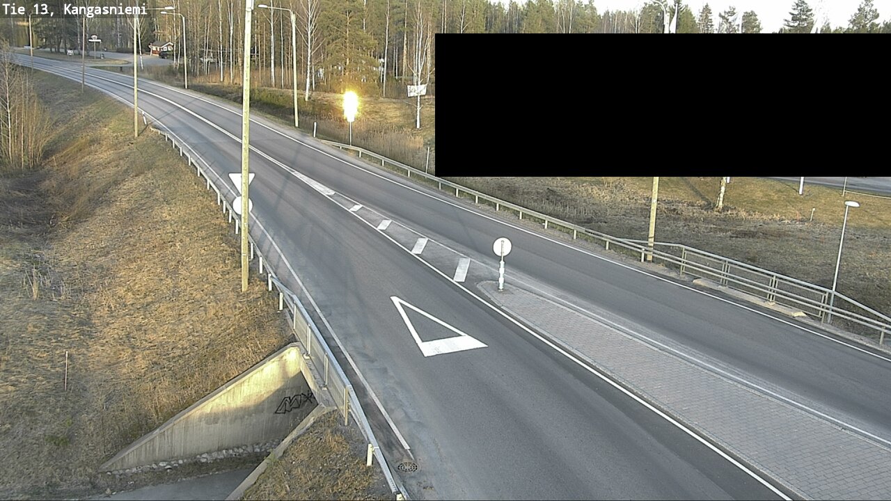 Weather Camera Image Väg 13 Kangasniemi, Kangasniemi, Etelä-Savo