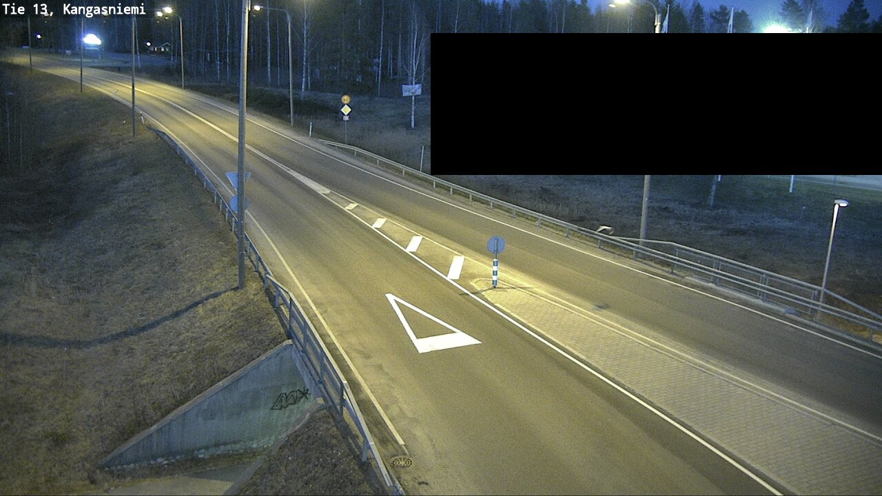 Weather Camera Image Väg 13 Kangasniemi, Kangasniemi, Etelä-Savo