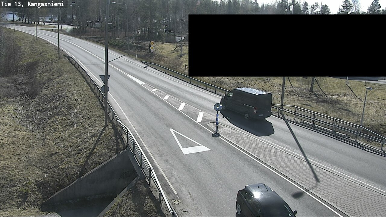 Weather Camera Image Väg 13 Kangasniemi, Kangasniemi, Etelä-Savo