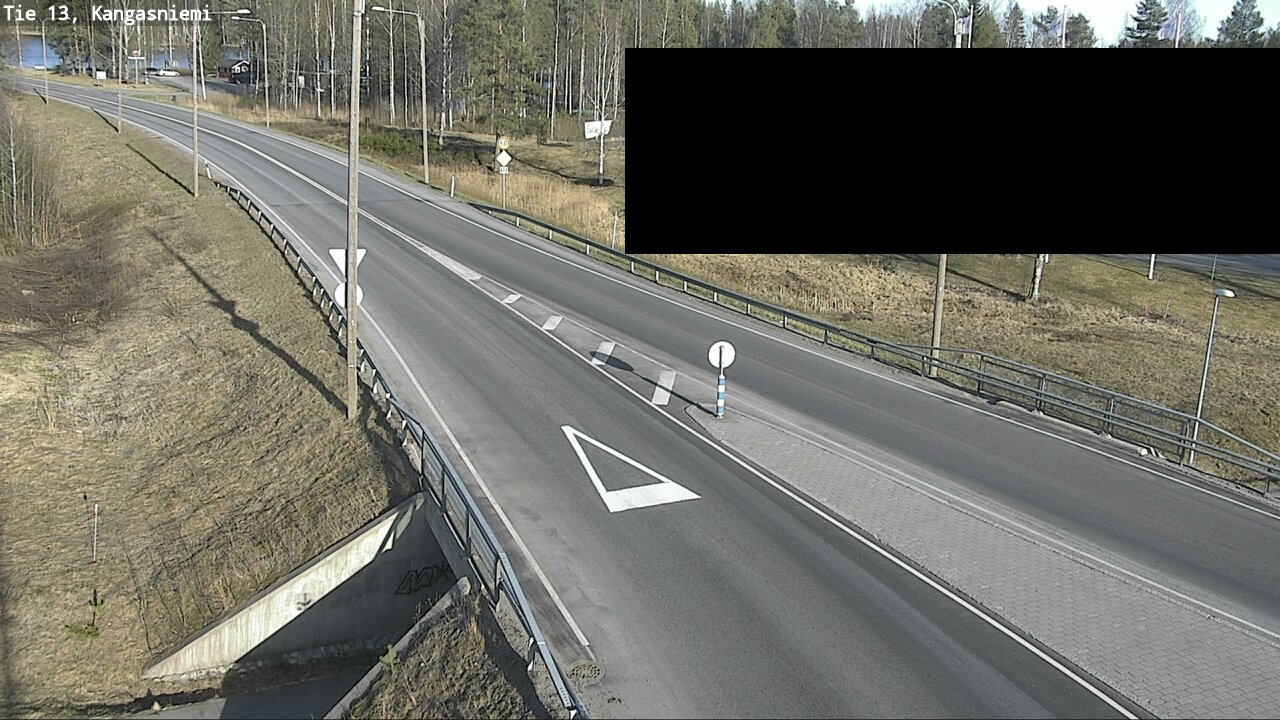 Weather Camera Image Väg 13 Kangasniemi, Kangasniemi, Etelä-Savo