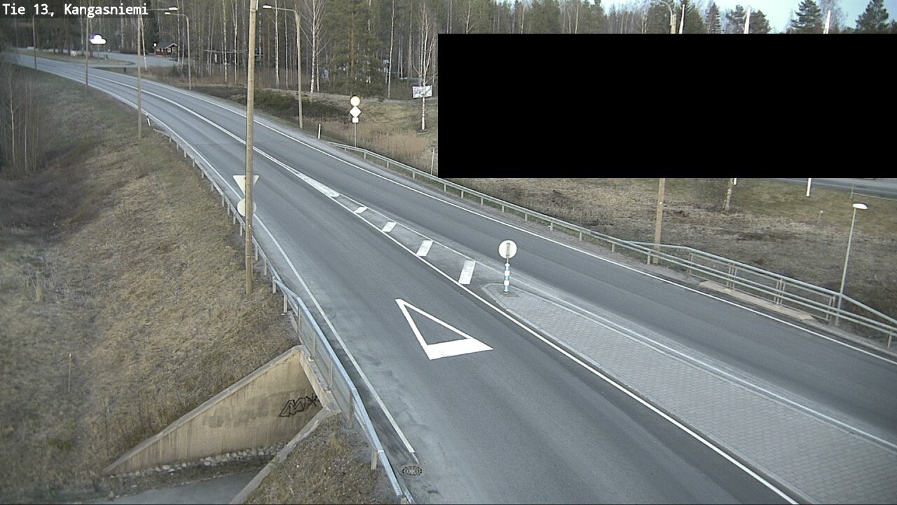 Weather Camera Image Väg 13 Kangasniemi, Kangasniemi, Etelä-Savo
