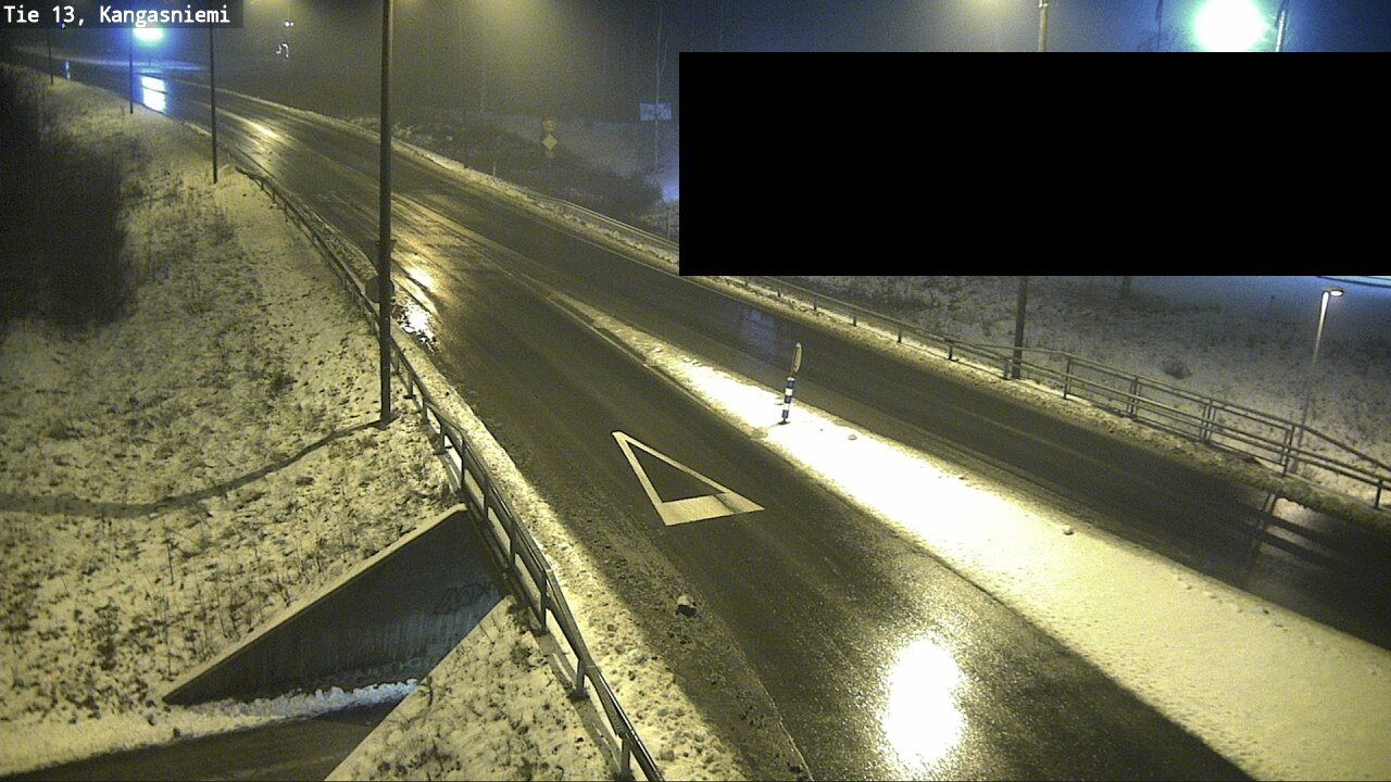 Weather Camera Image Väg 13 Kangasniemi, Kangasniemi, Etelä-Savo