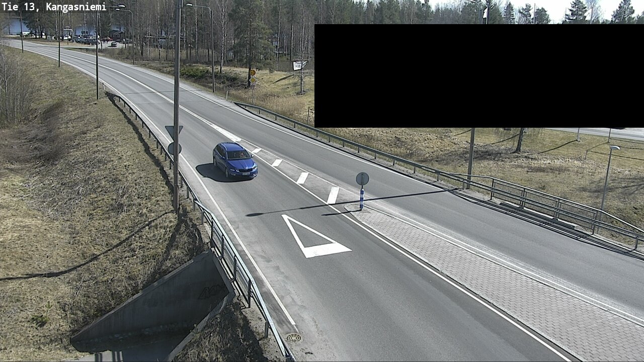 Weather Camera Image Väg 13 Kangasniemi, Kangasniemi, Etelä-Savo