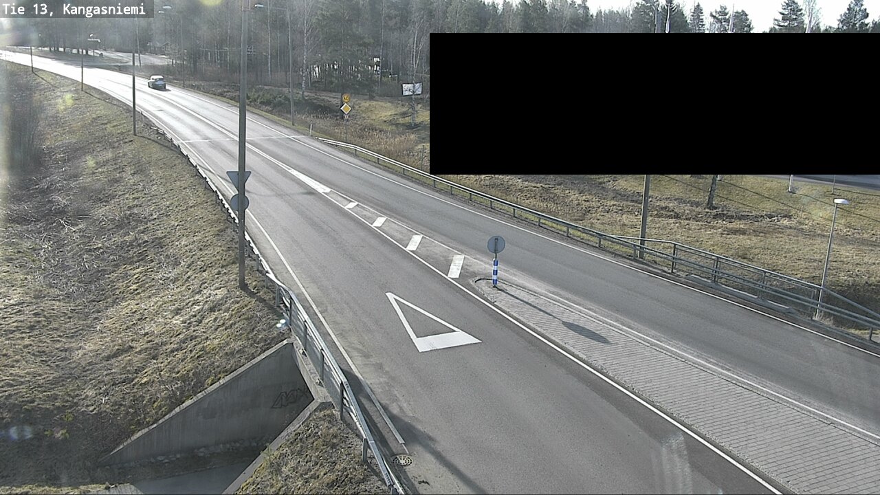 Weather Camera Image Väg 13 Kangasniemi, Kangasniemi, Etelä-Savo