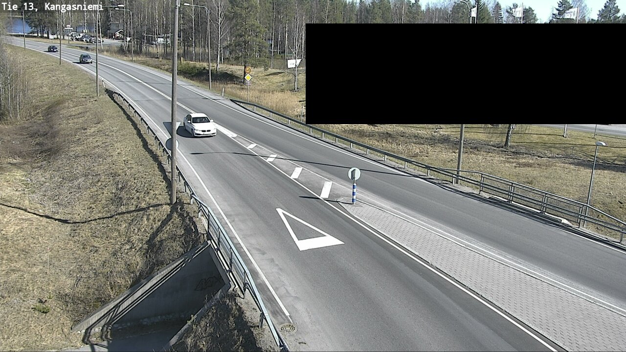 Weather Camera Image Väg 13 Kangasniemi, Kangasniemi, Etelä-Savo