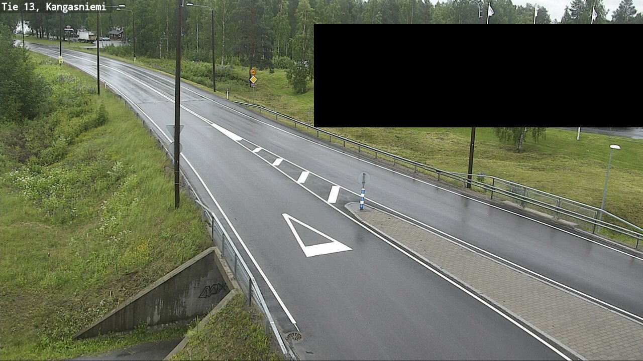 Weather Camera Image Väg 13 Kangasniemi, Kangasniemi, Etelä-Savo