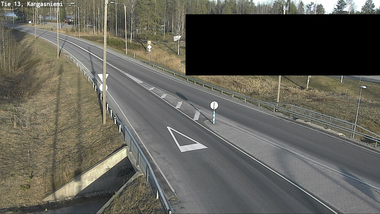 Weather Camera Image Väg 13 Kangasniemi, Kangasniemi, Etelä-Savo