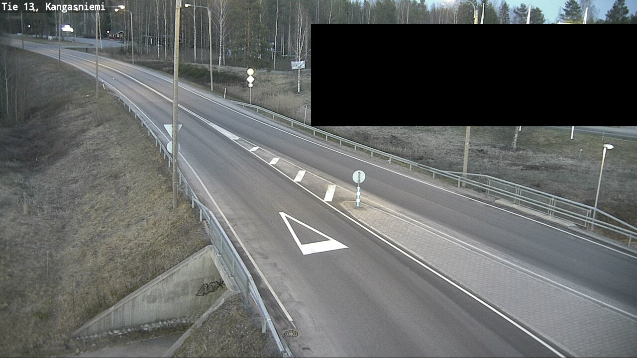 Weather Camera Image Väg 13 Kangasniemi, Kangasniemi, Etelä-Savo
