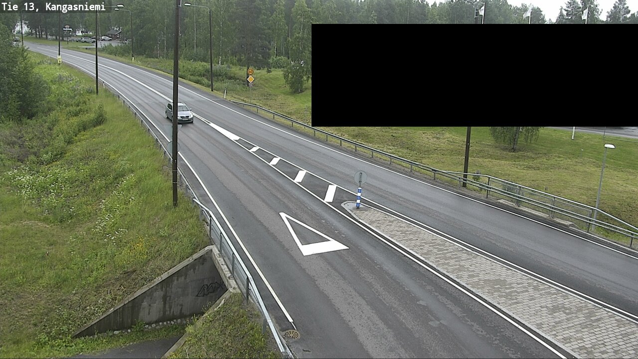 Weather Camera Image Road 13 Kangasniemi, Kangasniemi, Etelä-Savo