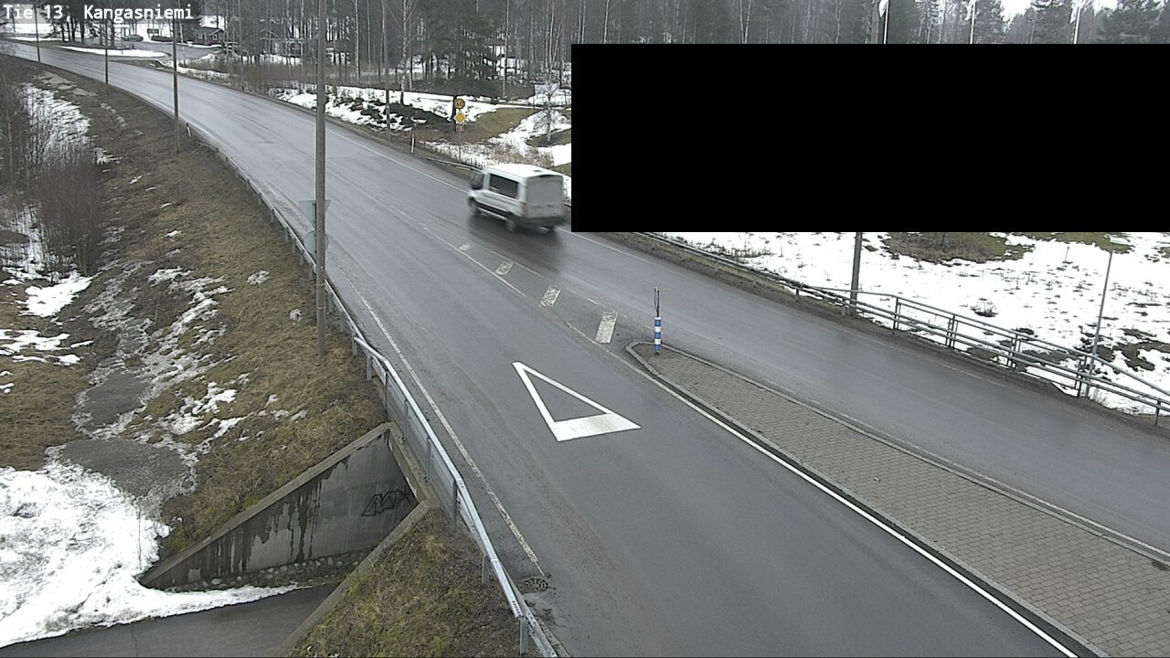 Weather Camera Image Väg 13 Kangasniemi, Kangasniemi, Etelä-Savo