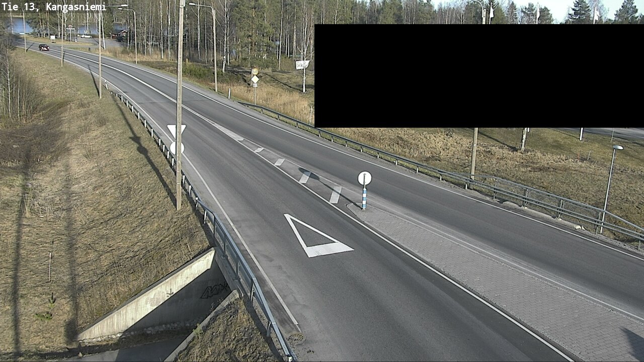 Weather Camera Image Väg 13 Kangasniemi, Kangasniemi, Etelä-Savo