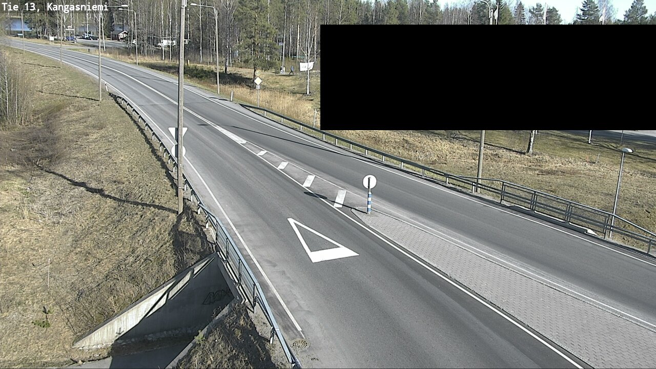 Weather Camera Image Väg 13 Kangasniemi, Kangasniemi, Etelä-Savo