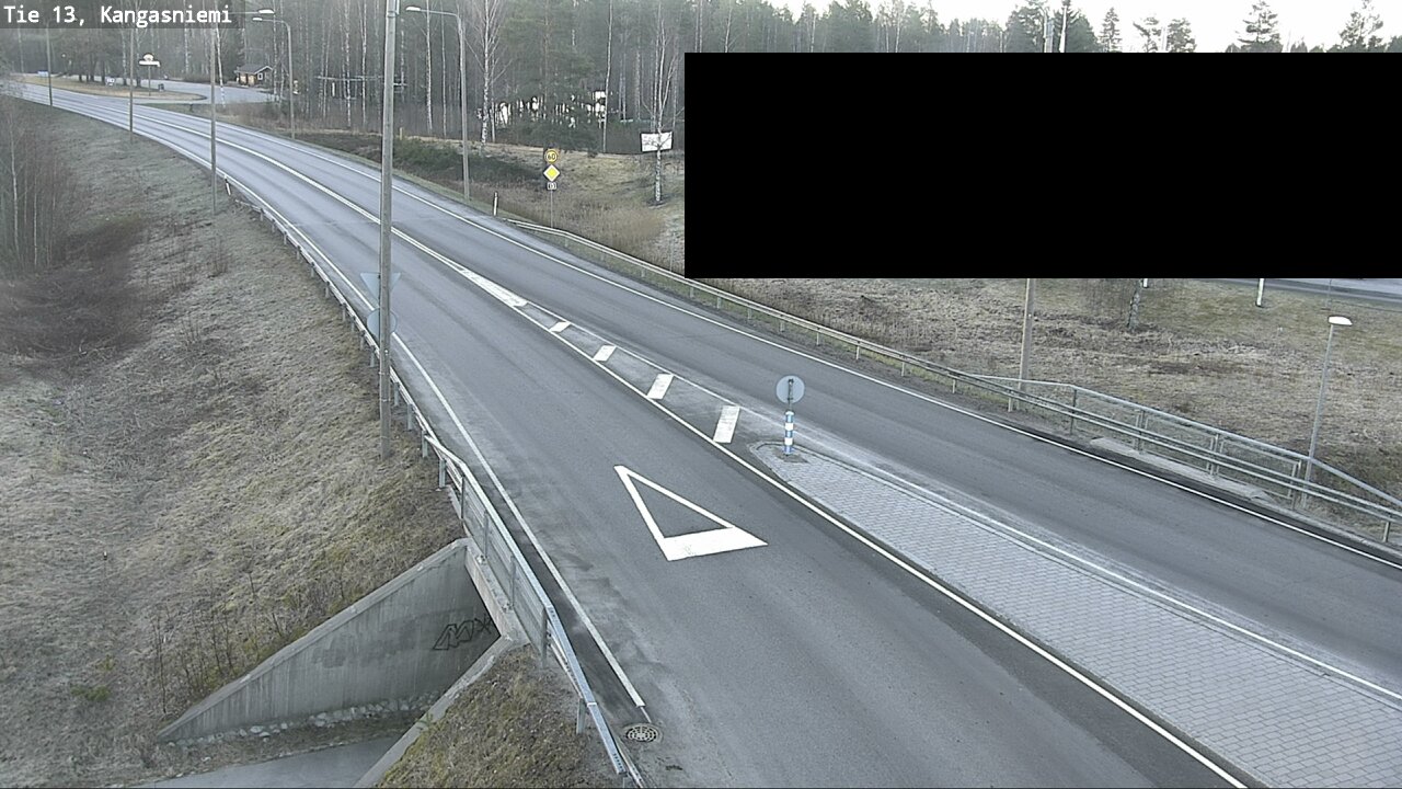 Weather Camera Image Väg 13 Kangasniemi, Kangasniemi, Etelä-Savo