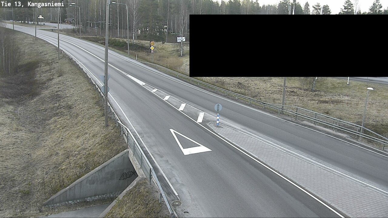 Weather Camera Image Väg 13 Kangasniemi, Kangasniemi, Etelä-Savo