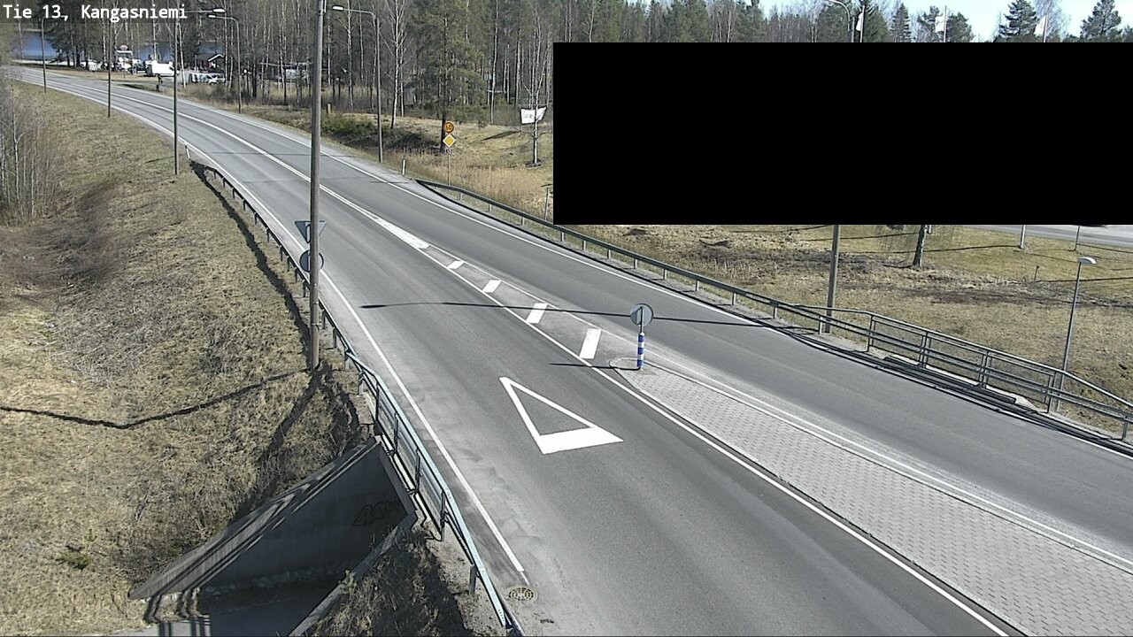 Weather Camera Image Väg 13 Kangasniemi, Kangasniemi, Etelä-Savo