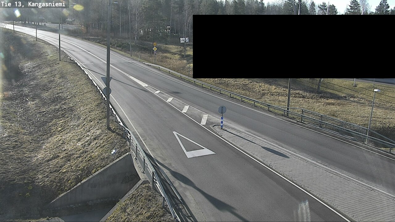 Weather Camera Image Väg 13 Kangasniemi, Kangasniemi, Etelä-Savo