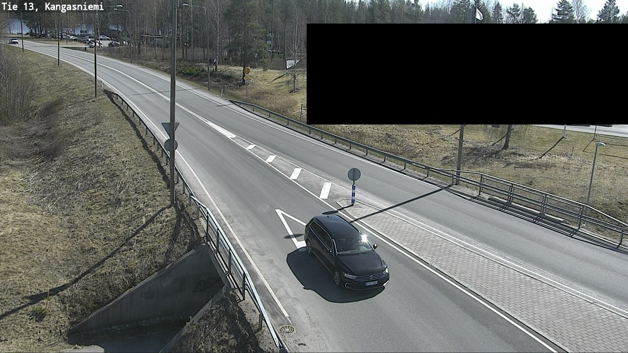 Weather Camera Image Väg 13 Kangasniemi, Kangasniemi, Etelä-Savo