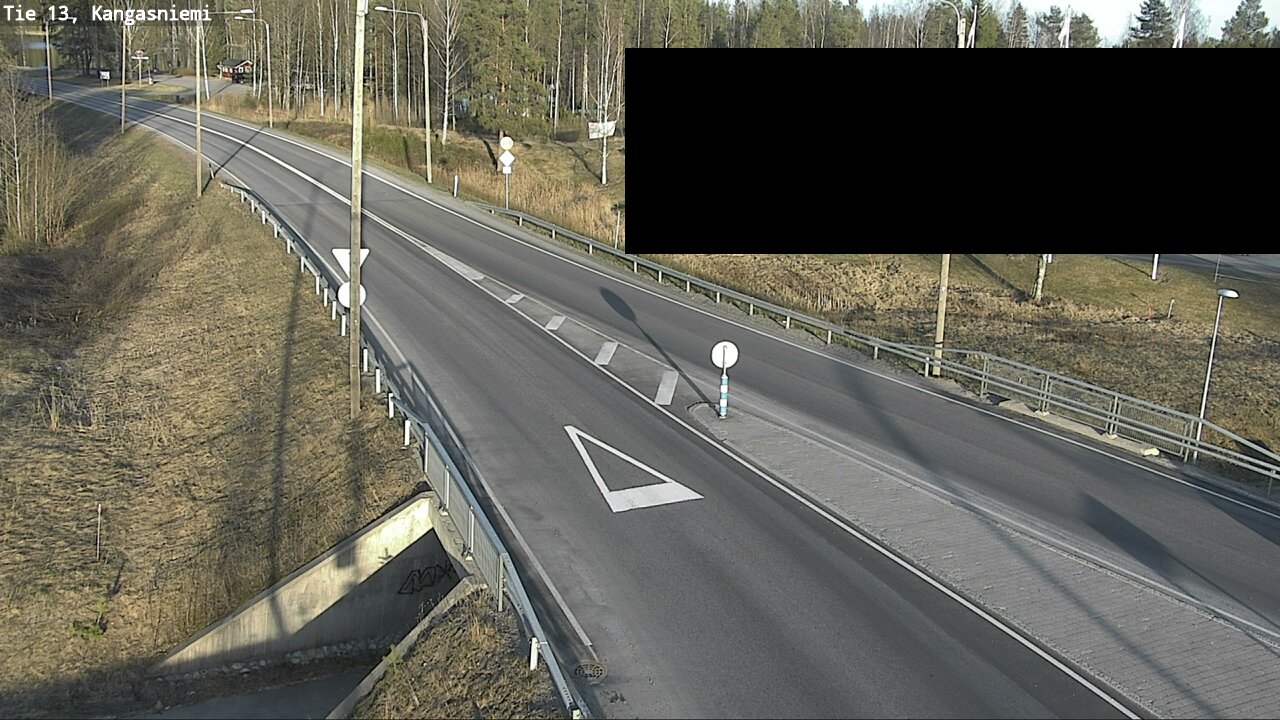 Weather Camera Image Väg 13 Kangasniemi, Kangasniemi, Etelä-Savo