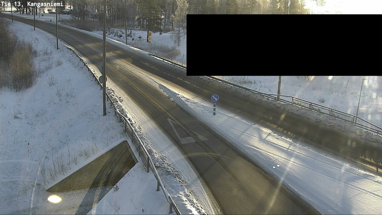Weather Camera Image Väg 13 Kangasniemi, Kangasniemi, Etelä-Savo
