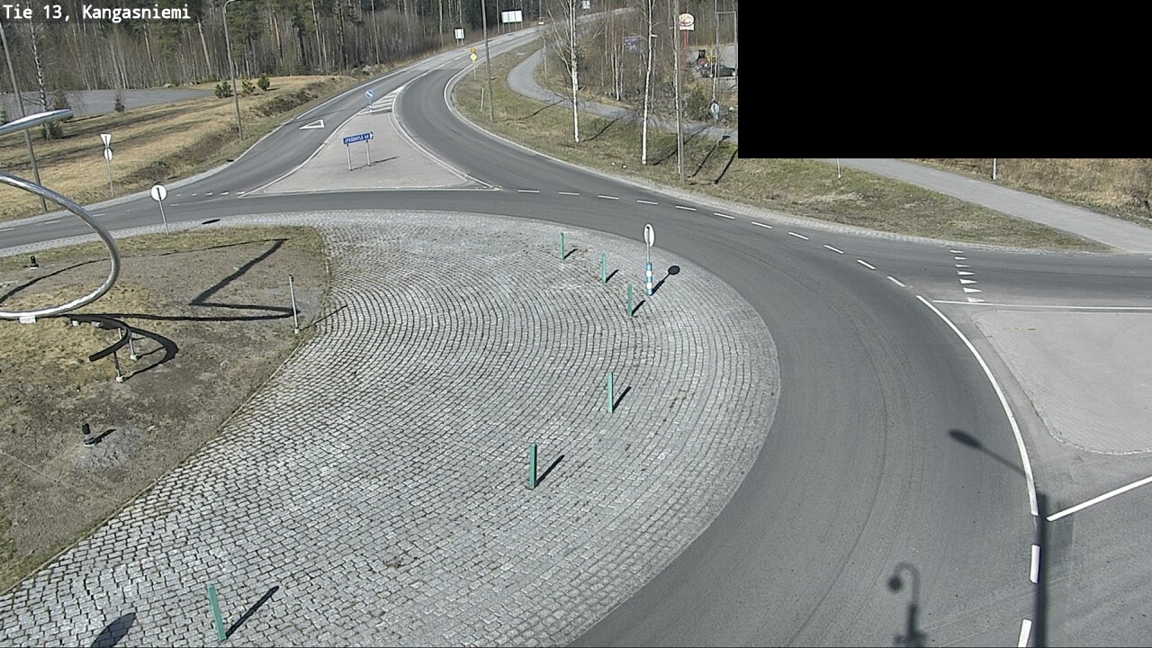 Weather Camera Image Väg 13 Kangasniemi, Kangasniemi, Etelä-Savo