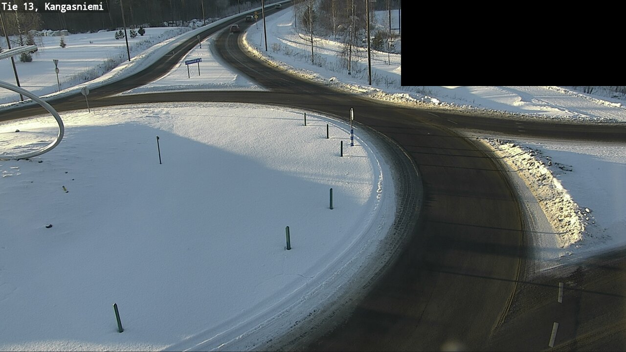 Weather Camera Image Väg 13 Kangasniemi, Kangasniemi, Etelä-Savo